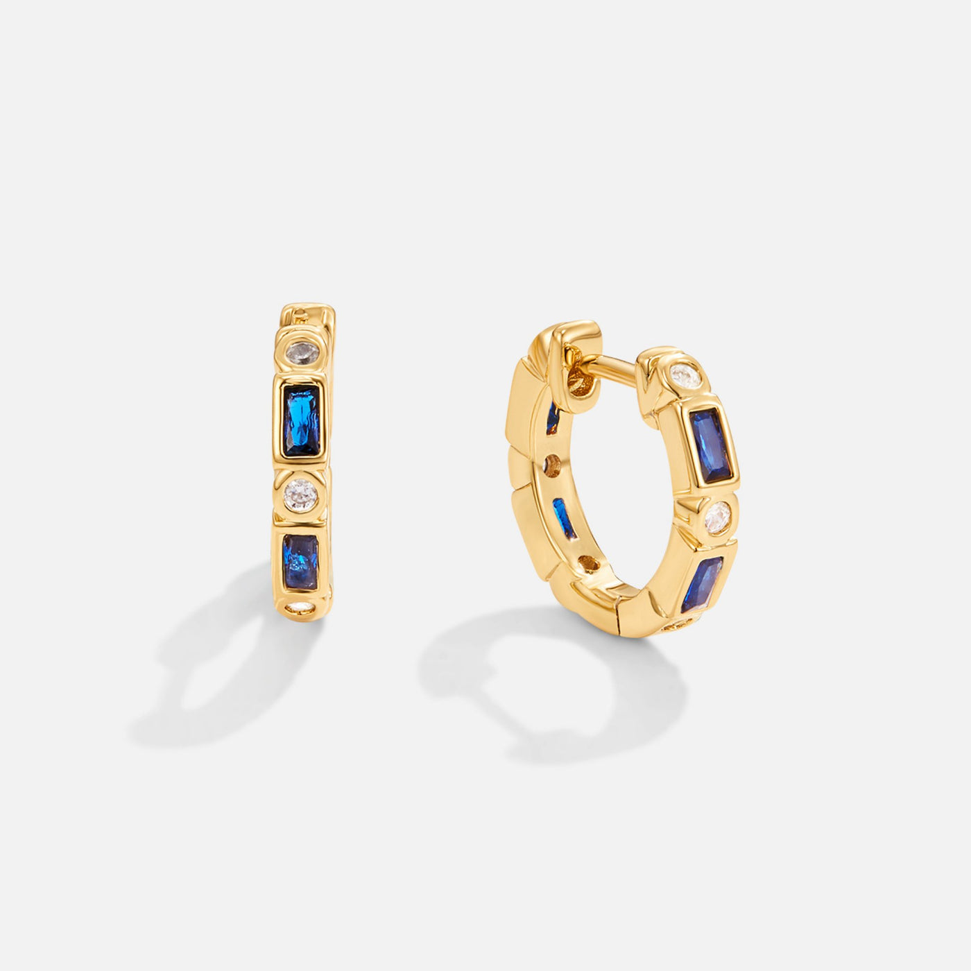 Royal Blue Adeline Crystal Earrings - Beautiful Earth Boutique