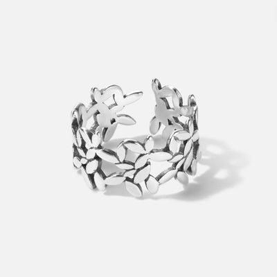 Silver Leaf Ring - Beautiful Earth Boutique