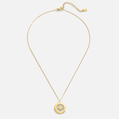 Starburst Gold Coin Necklace - Beautiful Earth Boutique