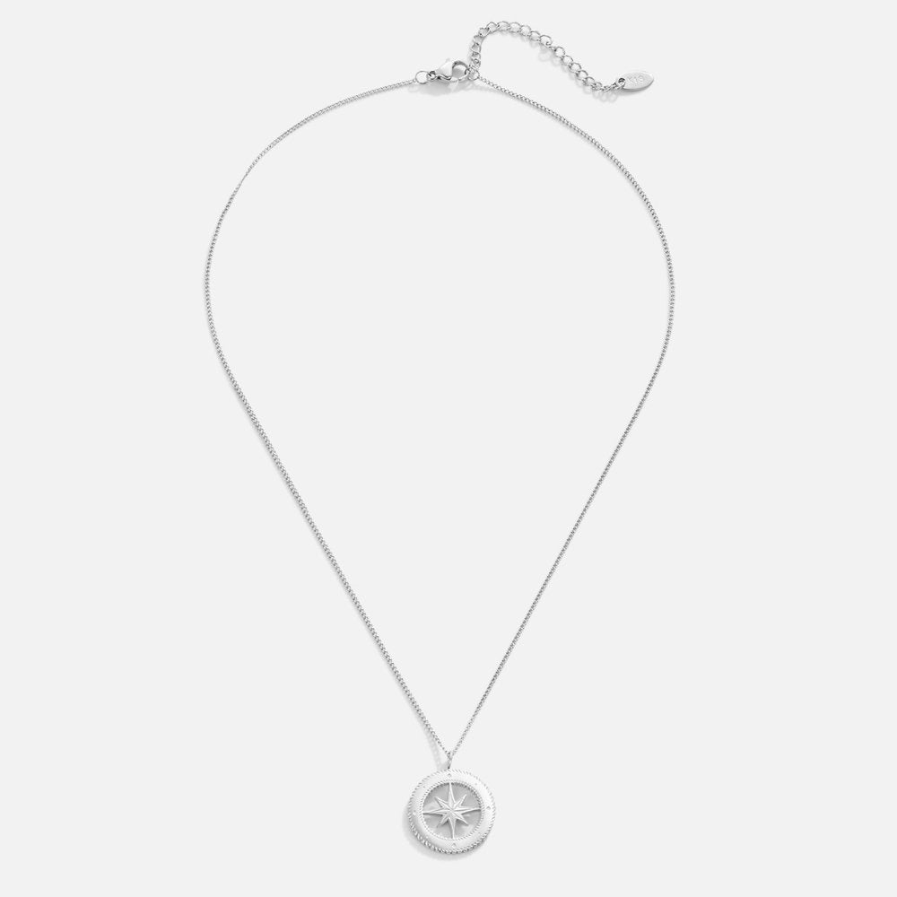 Starburst Silver Coin Necklace - Beautiful Earth Boutique