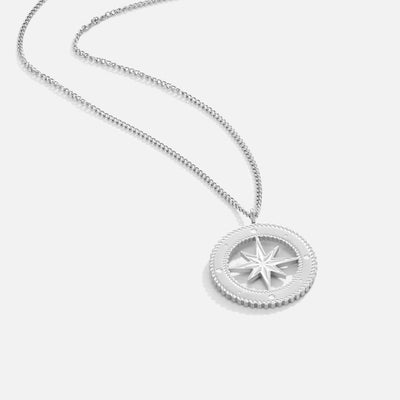 Starburst Silver Coin Necklace - Beautiful Earth Boutique