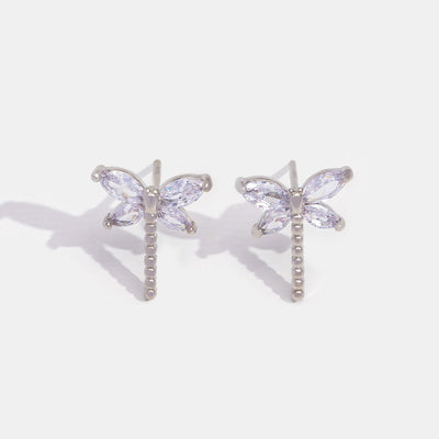 Sterling Silver Dragonfly Earrings - Beautiful Earth Boutique