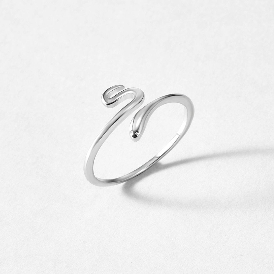 Sterling Silver Snake Ring - Beautiful Earth Boutique