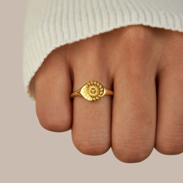 Summer Solstice Gold Ring - Beautiful Earth Boutique