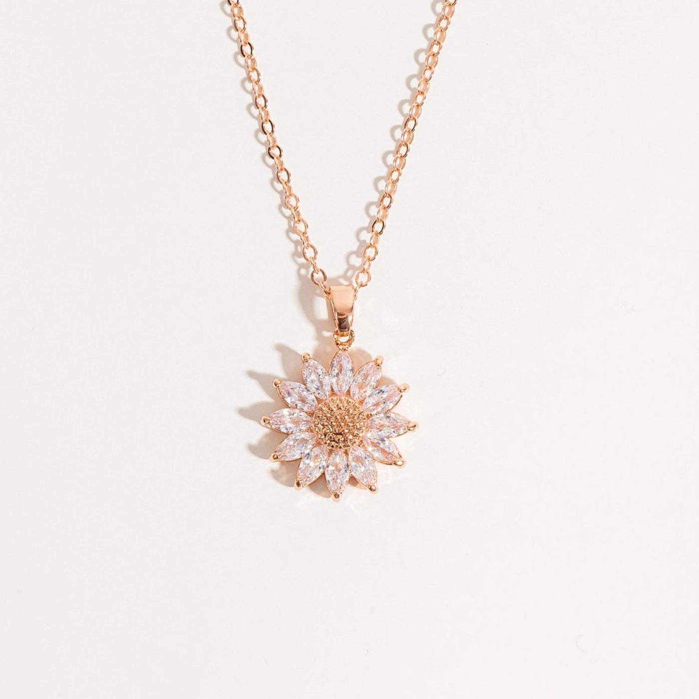 Sunflower Crystal Necklace - Beautiful Earth Boutique