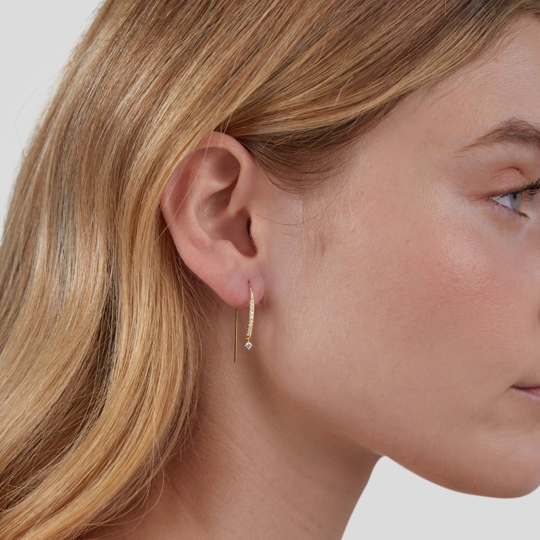 Tia Crystal Drop Earrings - Beautiful Earth Boutique