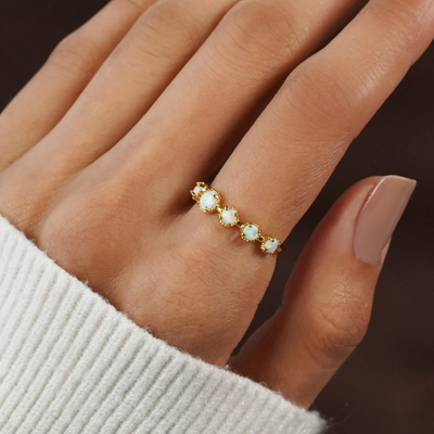 Tiffany Opal Stone Ring