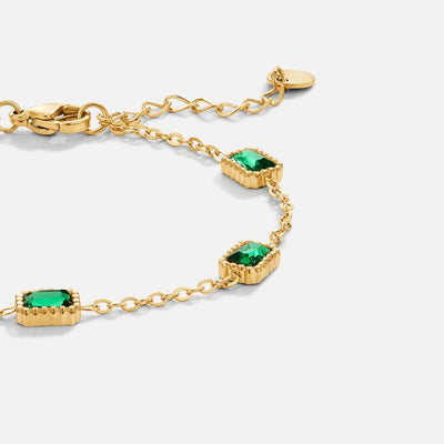 Trinity Emerald Bracelet - Beautiful Earth Boutique