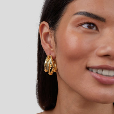 Triple Hoop Earrings - Beautiful Earth Boutique
