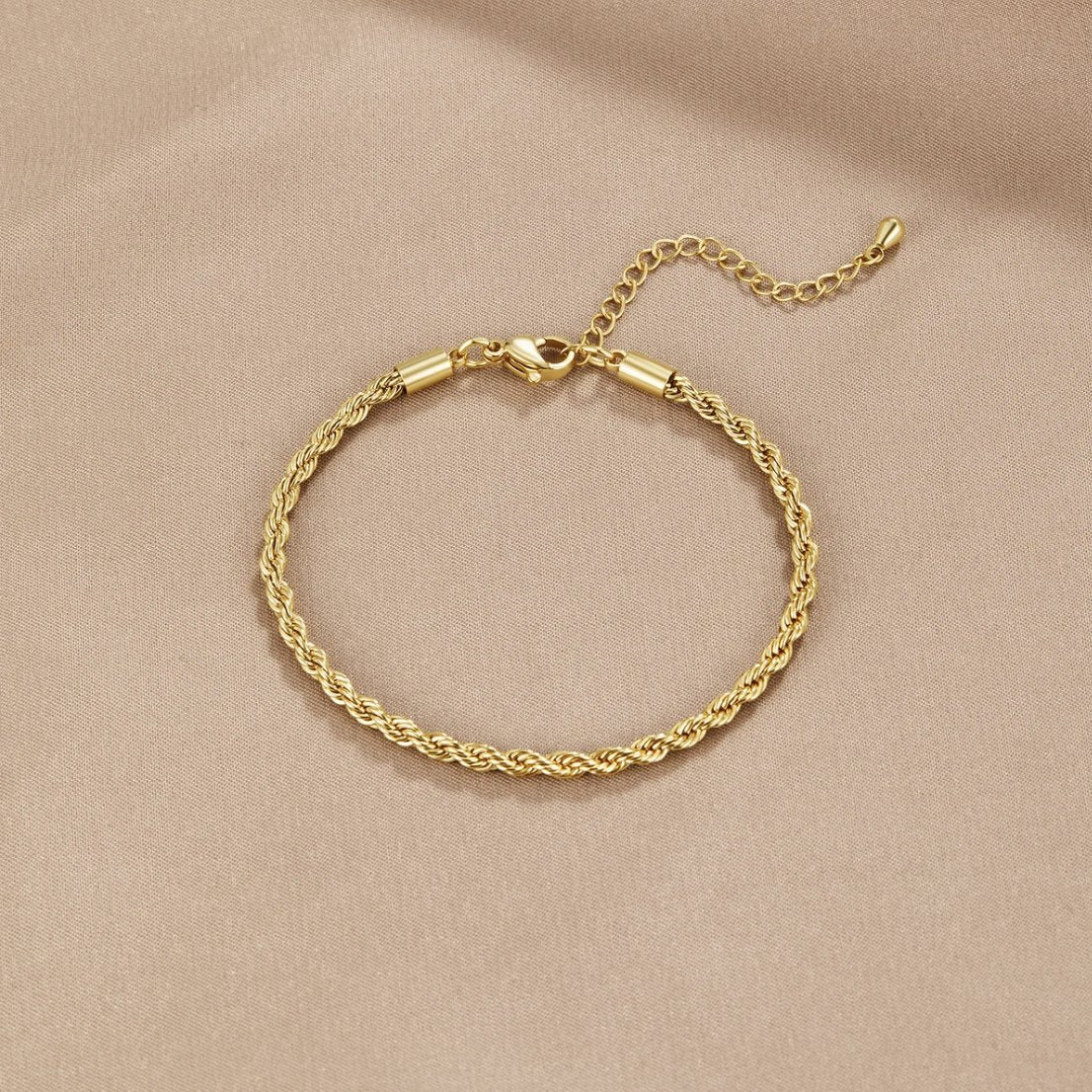 Twisted 18K Gold Bracelet - Beautiful Earth Boutique