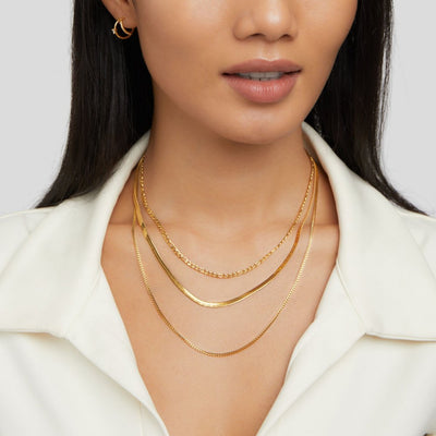 Vienna Layered Chain Necklace - Beautiful Earth Boutique