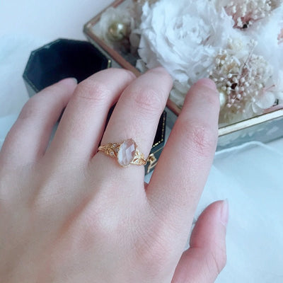 Vintage Natural Crystal Ring - Beautiful Earth Boutique