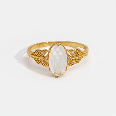 Vintage Natural Crystal Ring - Beautiful Earth Boutique