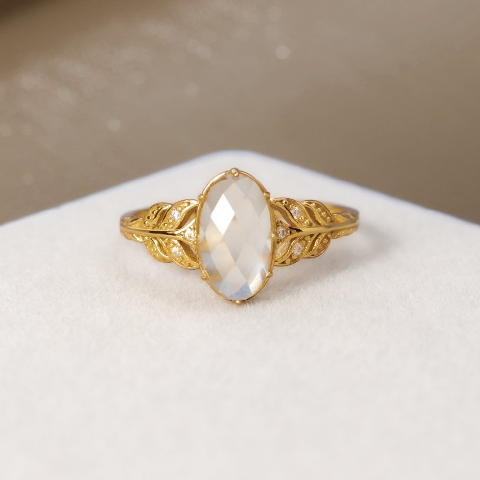 Vintage Natural Crystal Ring - Beautiful Earth Boutique