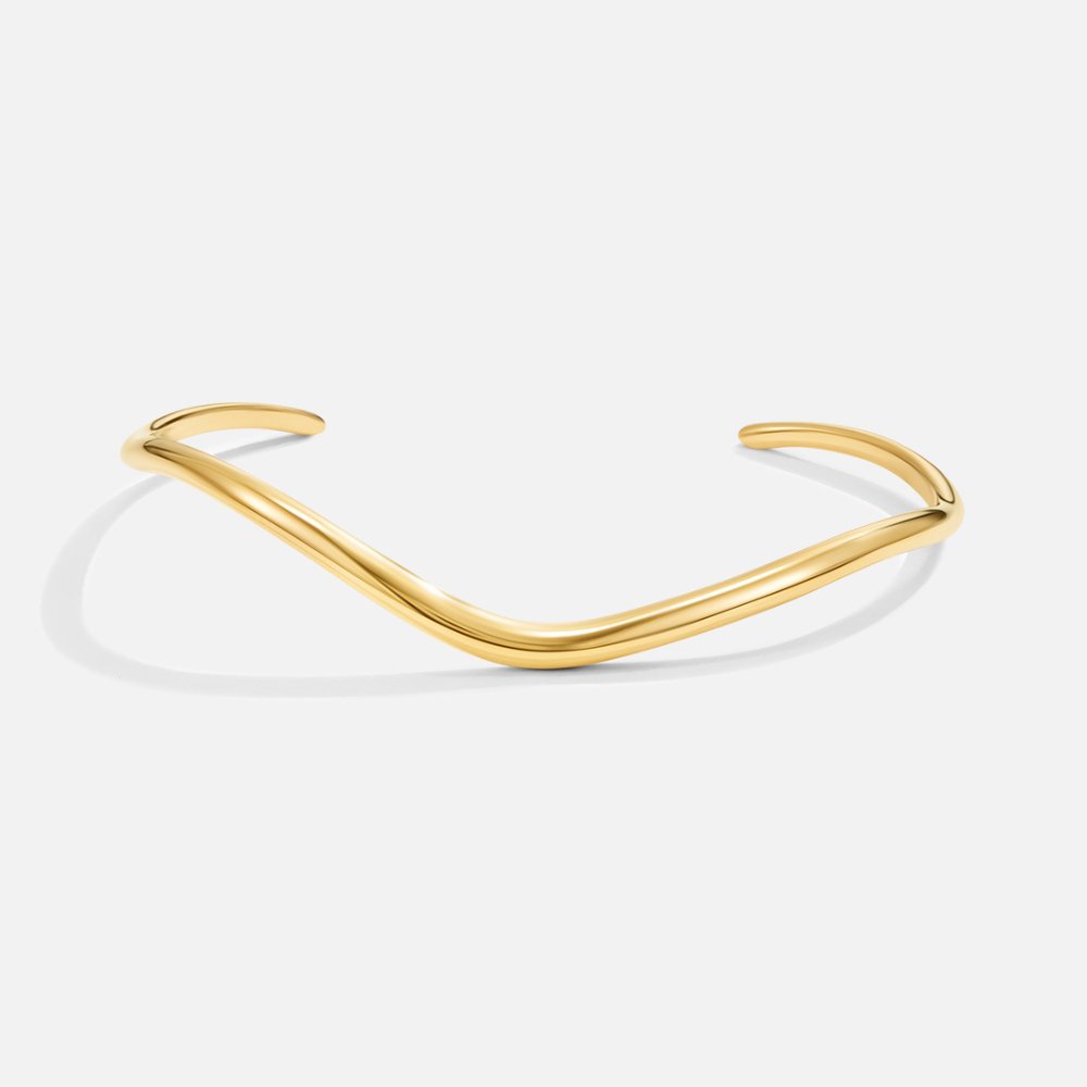 Wave Gold Bracelet - Beautiful Earth Boutique