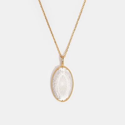 White Crystal Necklace - Beautiful Earth Boutique