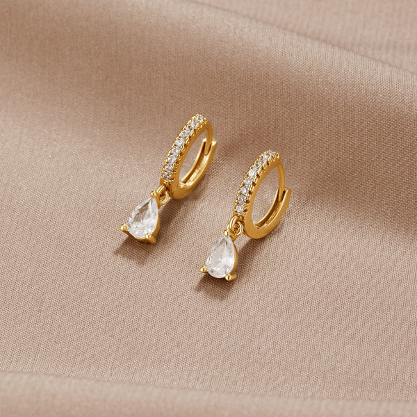 Ivory 14k Hoop outlet Earrings