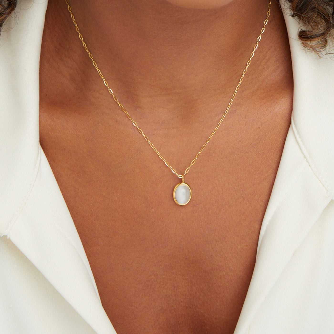 White Opal Necklace - Beautiful Earth Boutique